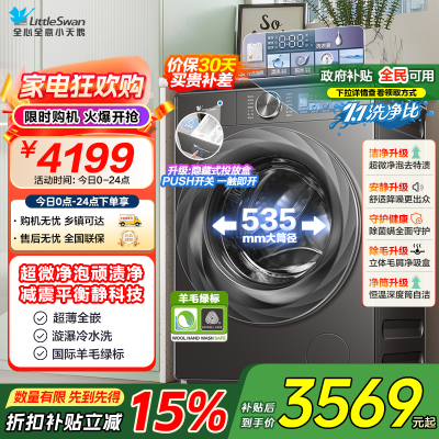 小天鹅滚筒洗衣机TG100S83PRO