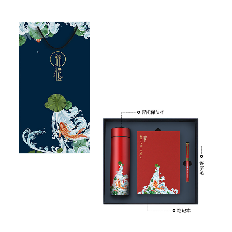鲁韵慧行 国潮礼品套装 10套起定制 套