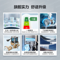 美的16升燃气热水器一级降噪 超一级能效 即热强排式恒温变频 增压水伺服 全新密闭稳燃舱JSLQ27-M10 Max