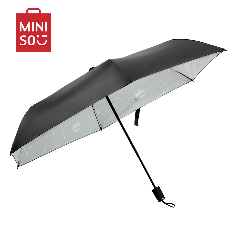 名创优品 Miniso 星空防晒伞晴雨两用6骨伞遮太阳伞防紫外线 颜色可选 参数配置 规格 性能 功能 苏宁易购