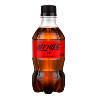 可口可乐300ml*24瓶无糖可乐碳酸饮料夏日清凉快乐水汽水饮料