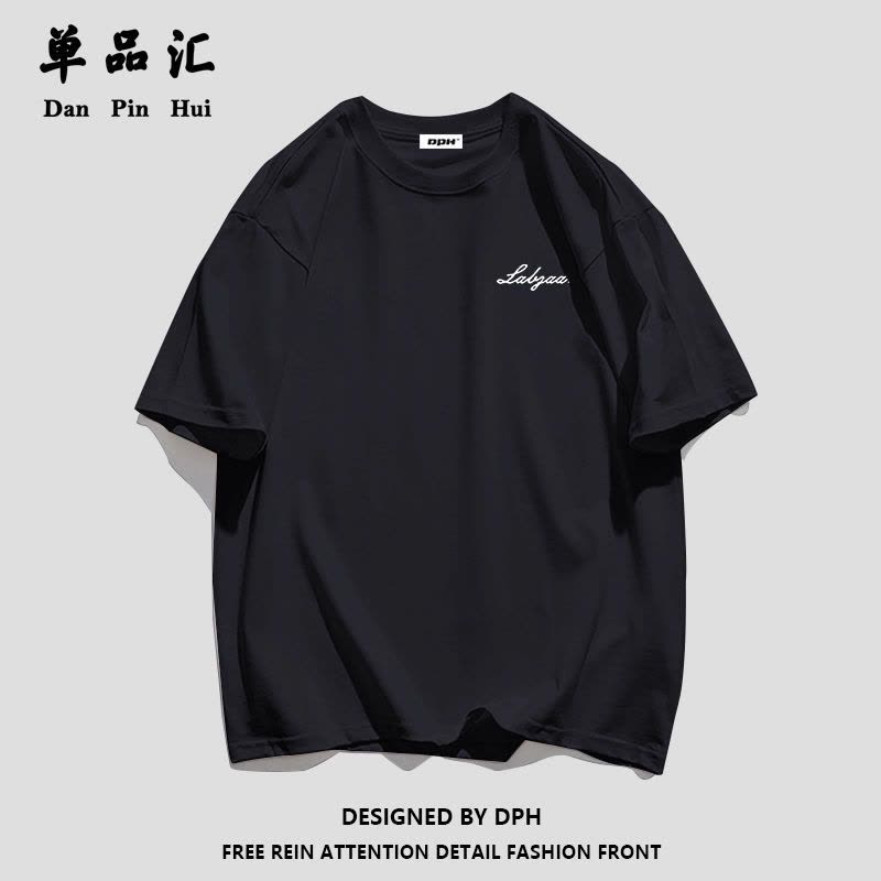 单品汇夏季新款纯棉短袖T恤女韩版潮流印花学生oversize宽松ins潮图片
