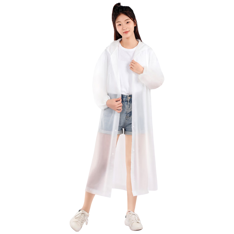 四万公里 SW7389 一次性雨披2只装 125*70cm(单位:袋)白色