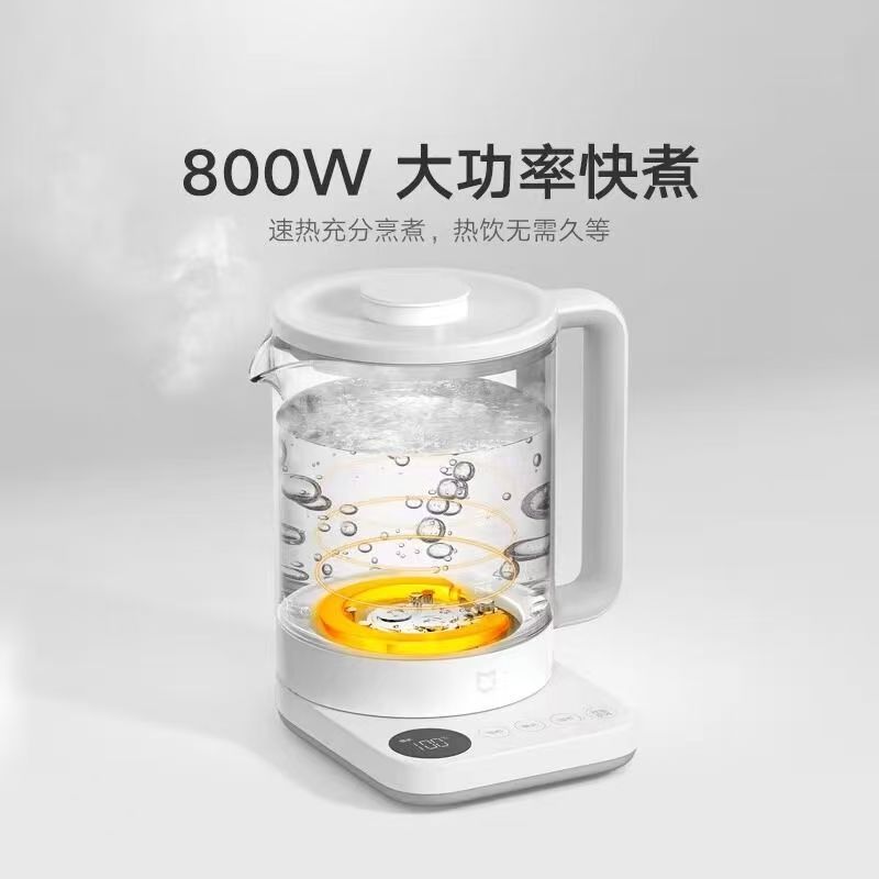 小米养生壶多功能办公室小型一人玻璃煮茶器泡茶花茶烧水壶N1高清大图