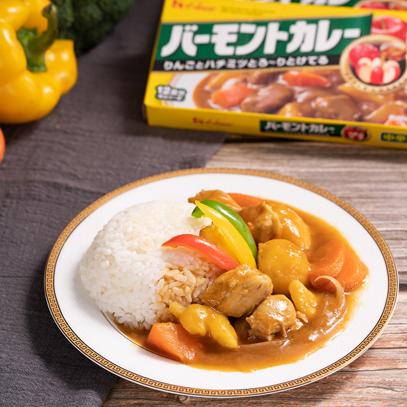 好侍苹果咖喱调味料(微辣)日本进口拌饭汤料酱料230g