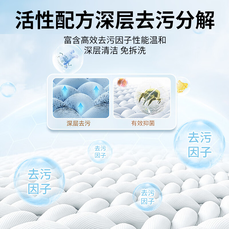 巨奇科技布沙发专用清洗剂洗布艺清洁剂免水洗强力去污渍干洗2848高清大图