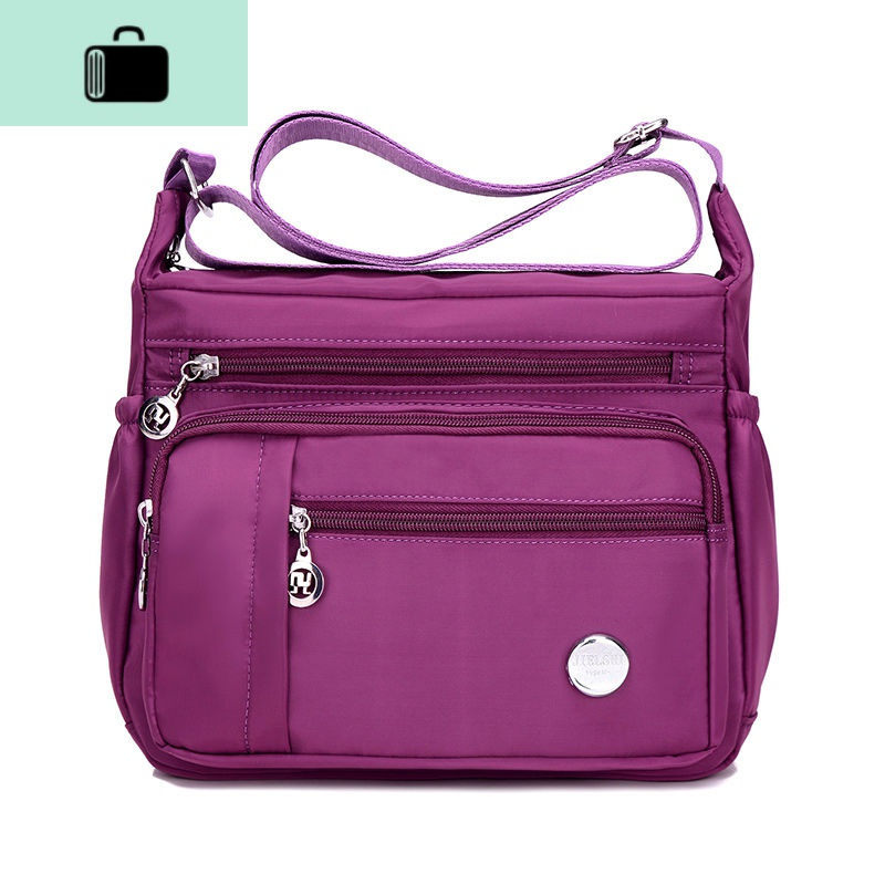 尼龙斜挎包女士大容量时尚牛津布包休闲防水女包斜跨单肩包new lake