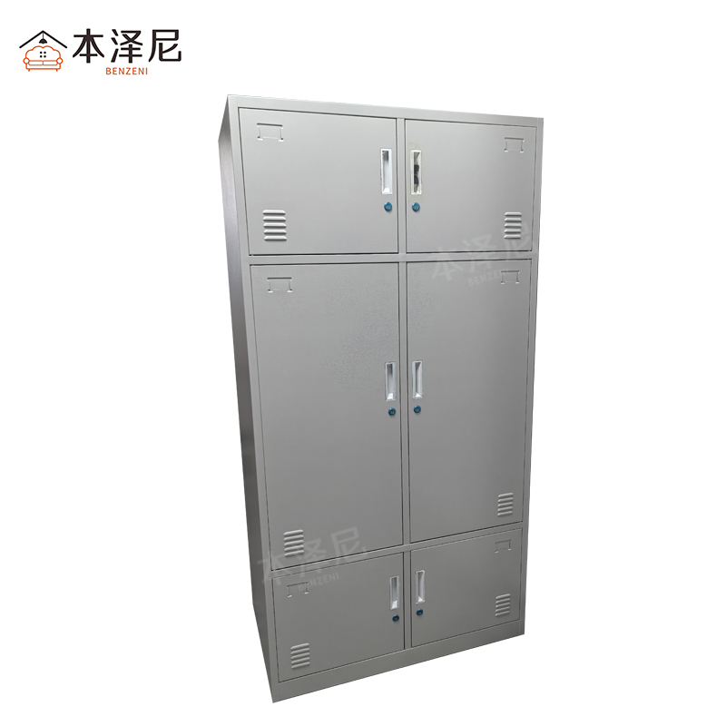 本泽尼 六门柜 钢制柜 HTY-BP1058 1000*500*1820mm 组高清大图