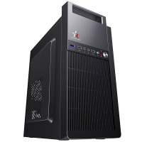 世纪之星 英特尔酷睿i3/4GB高频内存/128GB高速固态 SSD 台式电脑 台式机 电脑主机 组装电脑 DIY组装机 家用办公台式机组装机电脑商务娱乐影音学生网课直播电脑