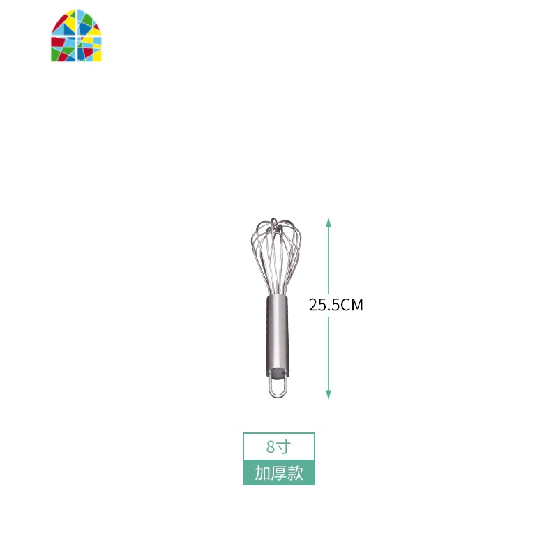 不锈钢打蛋器手动搅蛋器搅拌器打蛋棒蛋抽打奶油鸡蛋家用烘焙工具 FENGHOU 打蛋器12寸34CM