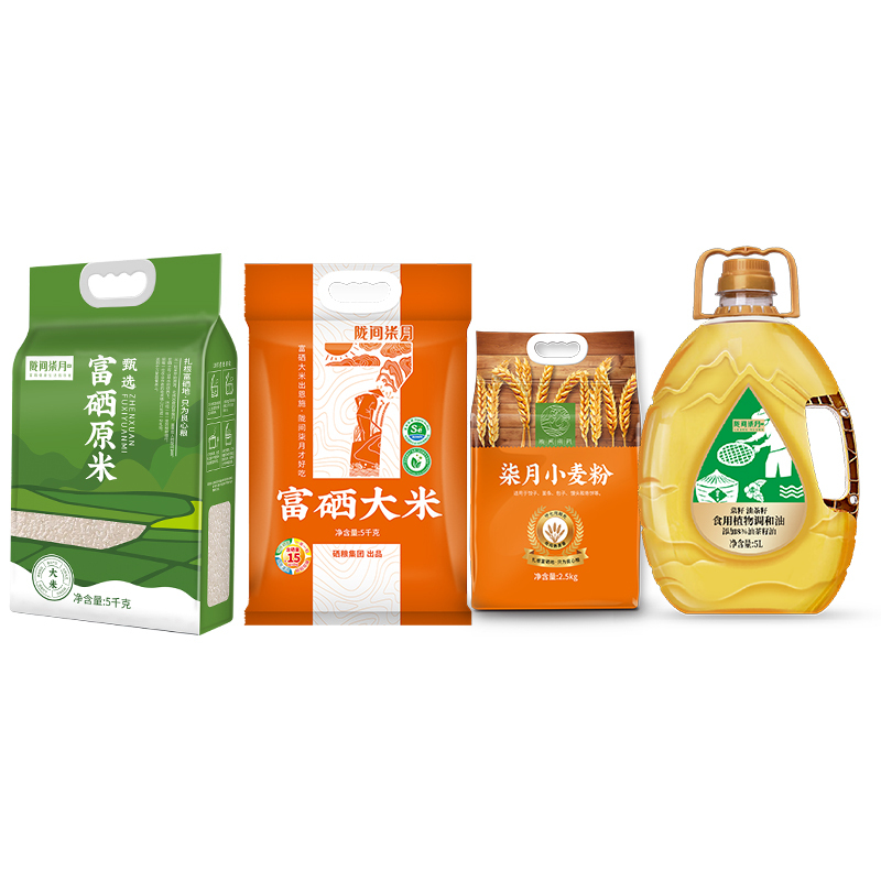 陇间柒月米面粮油礼盒中秋佳品中秋礼盒b3视频