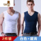 YANXU运动速干无袖坎肩男背心无痕薄款冰丝内穿港风潮牌ins吸汗背心男