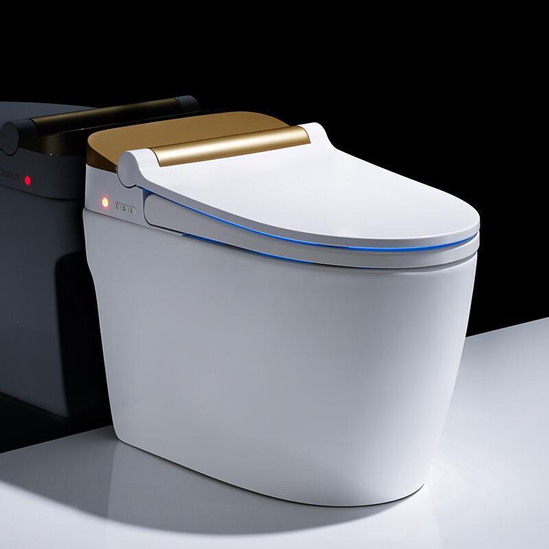 全自动感应翻盖智能马桶座便器无水箱一体式多功能坐便器全自动识别
