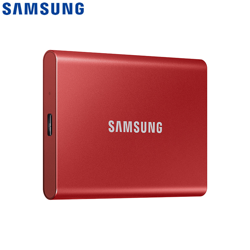 三星（SAMSUNG）T7 1TB移动硬盘 usb3.2金属加密高速手机电脑移动固态硬pssd 火星红