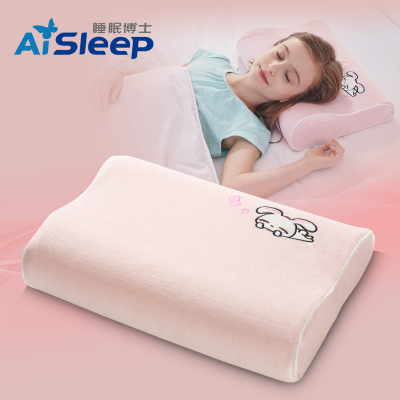 AiSleep睡眠博士梦精灵慢回弹儿童枕 记忆棉颈椎枕芯护颈枕卡通枕 记忆枕 枕芯/枕头