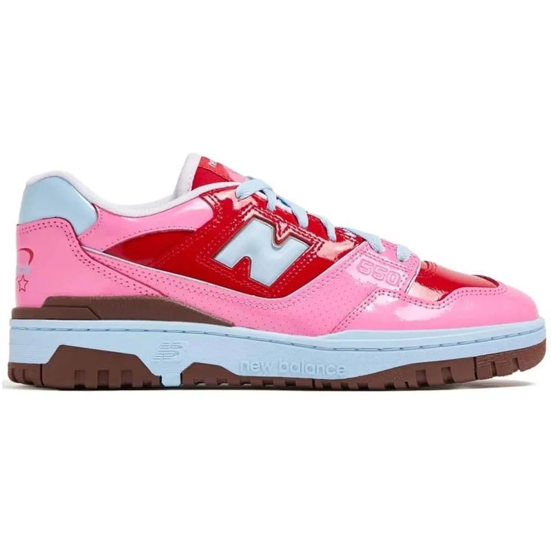新百伦(New Balance)New Arrival男款跑步鞋休闲运动鞋粉色光滑皮