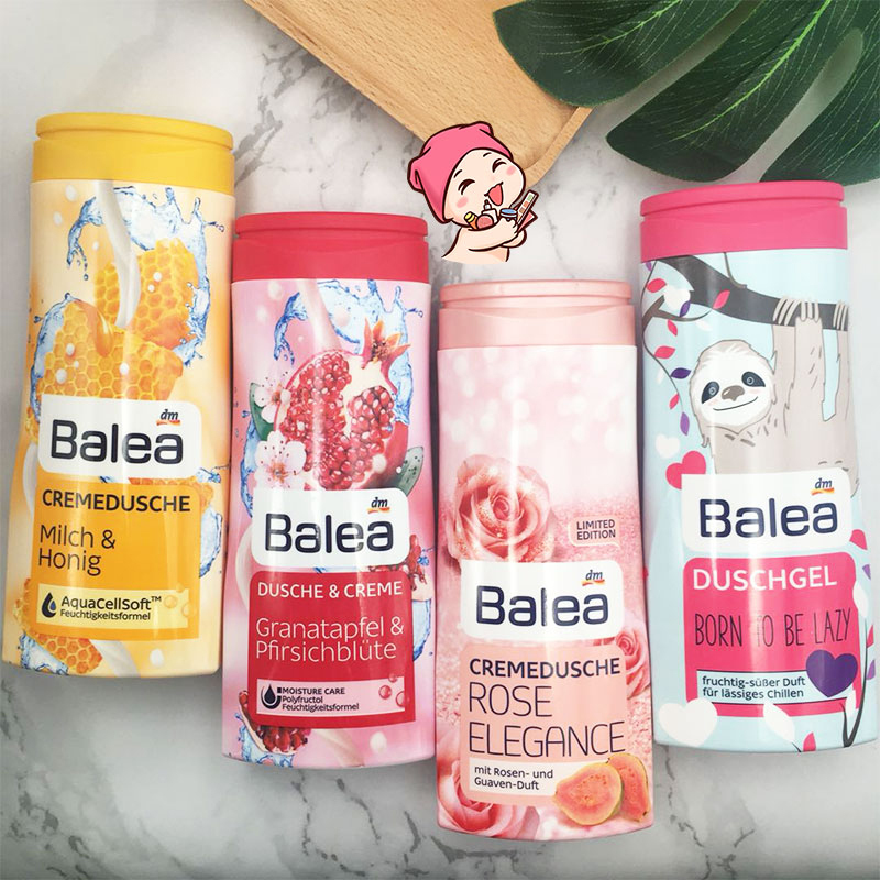 [优先发货]德国Balea 芭乐雅奶香味芦荟柠檬清新蜂蜜牛奶西瓜洗发水沐浴露女 247ml