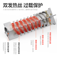 热风枪数显调温汽车贴膜烤枪热缩枪吹风机烘抢法耐工业塑料焊枪 F4后数显调温(工具箱)五件套2800W