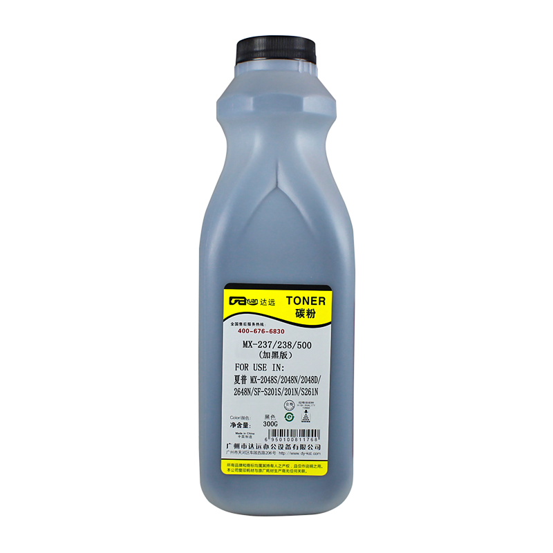 科思特 夏普MX-237/238/500(300G)加黑版 瓶装粉 适用Sharp 2048S/2048N/2048D高清大图
