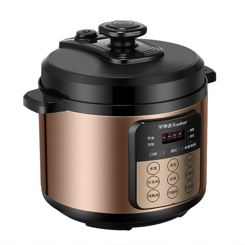 荣事达(Royalstar)50-90A207(LB) 电脑版电压力锅 135W(单位:个)金色