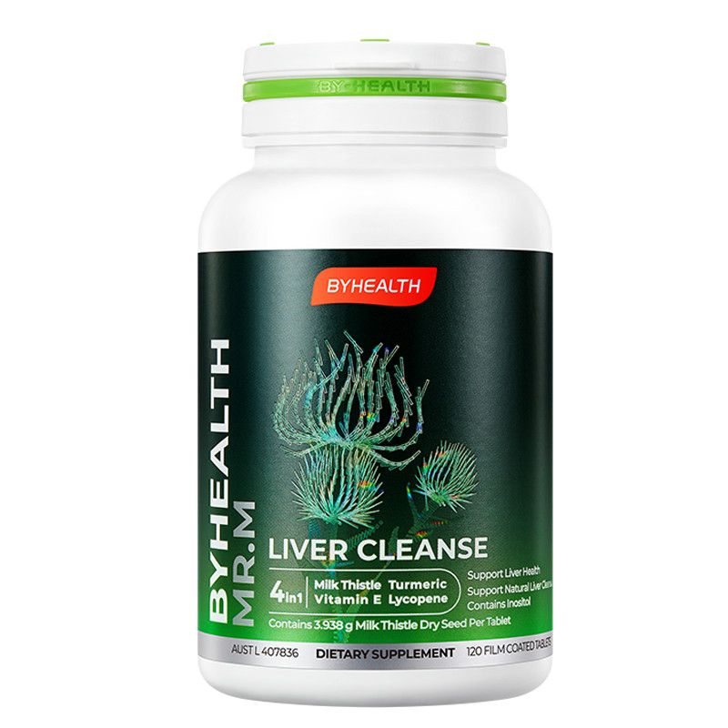 汤臣倍健BY-HEALTH奶蓟草男士护肝片120片/瓶 澳洲原装进口膳食营养补充剂保肝宁专为男士研制配方膳食营养补充剂高清大图