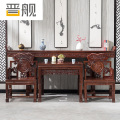晋舰复古中堂六件套家用客厅八仙桌财神供桌条案翘头桌农村堂屋中堂四件套