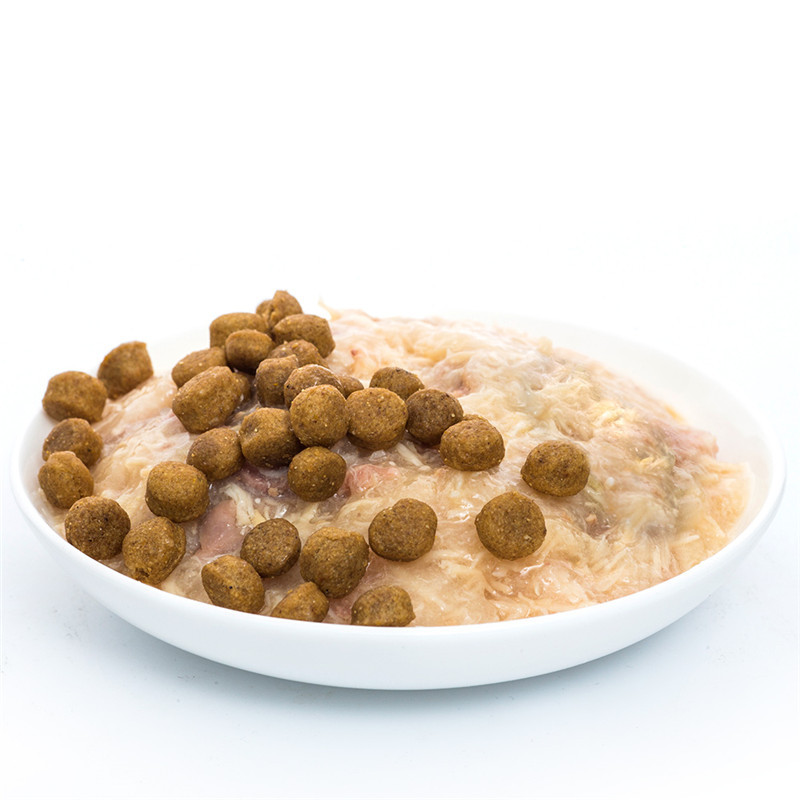 顽皮Wanpy幼犬(活力营养)鸡肉+鸡胗鲜封包 80g*15