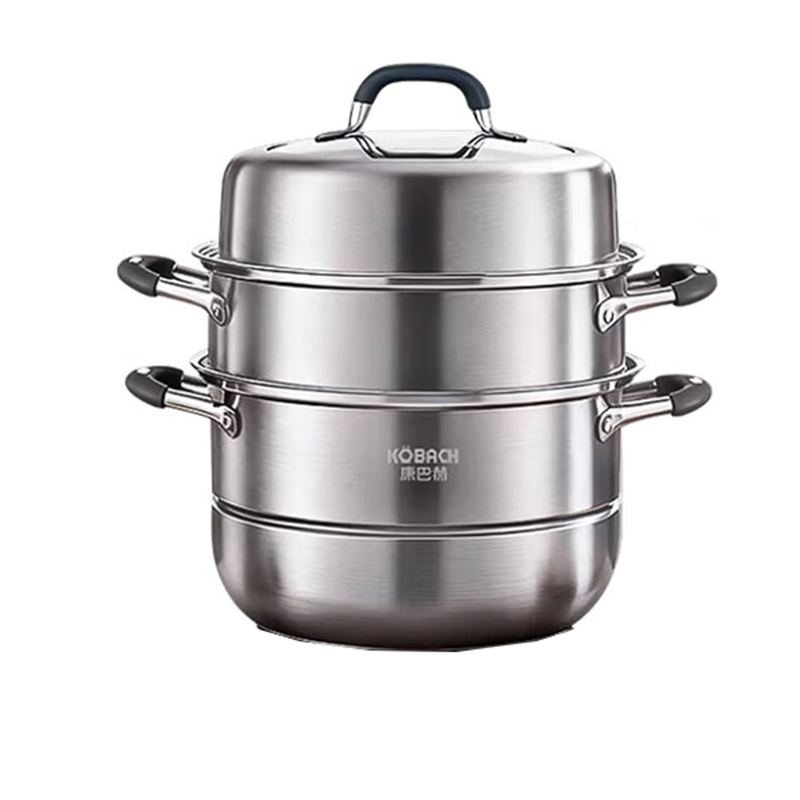 康巴赫(KBH) 蒸锅 蒸健康三层防烫 304不锈钢 30cm KGO-Z30S/个