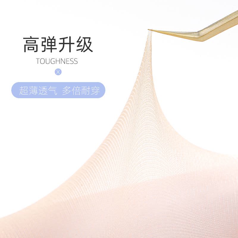 浪莎中长筒女丝袜夏季超薄款半截防滑黑肉色性感大腿过膝袜子图片