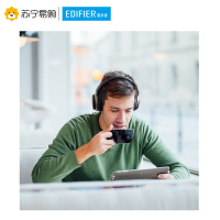 Edifier/漫步者 W830BT蓝牙无线耳机头戴式运动手机音乐电脑耳麦3.5mm插孔有线 黑色