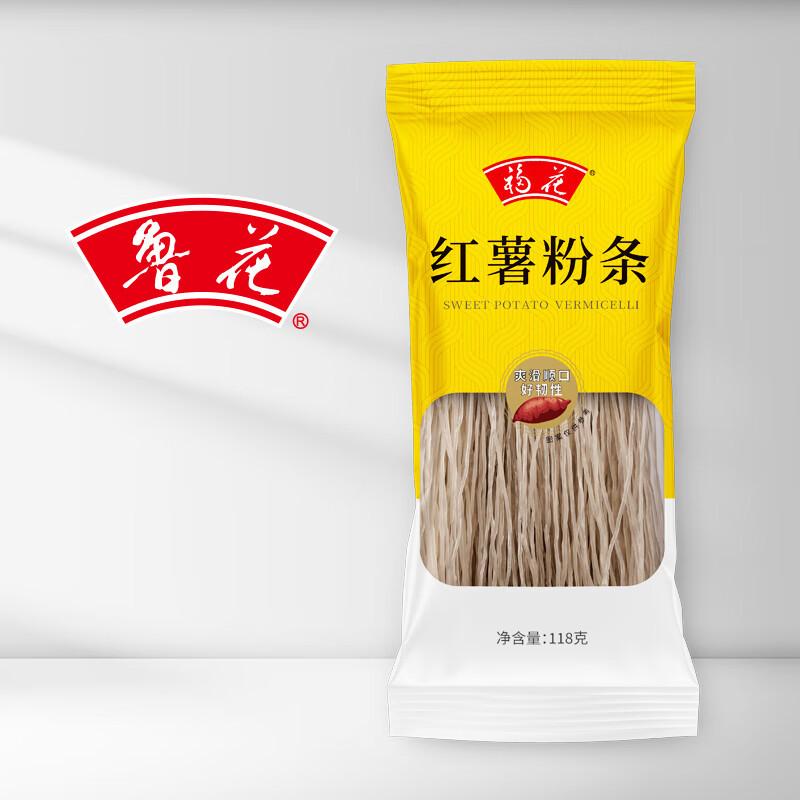 鲁花 DS红薯粉条118g*3 米面制品 红苕粉 农家干货 火锅地瓜酸辣粉麻辣烫炖粉条 CP006865高清大图