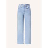 Levi’s女士高腰直筒牛仔裤宽松版型拉链五口袋经典款式