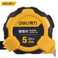 得力卷尺 DL3797 黄色 钢卷尺