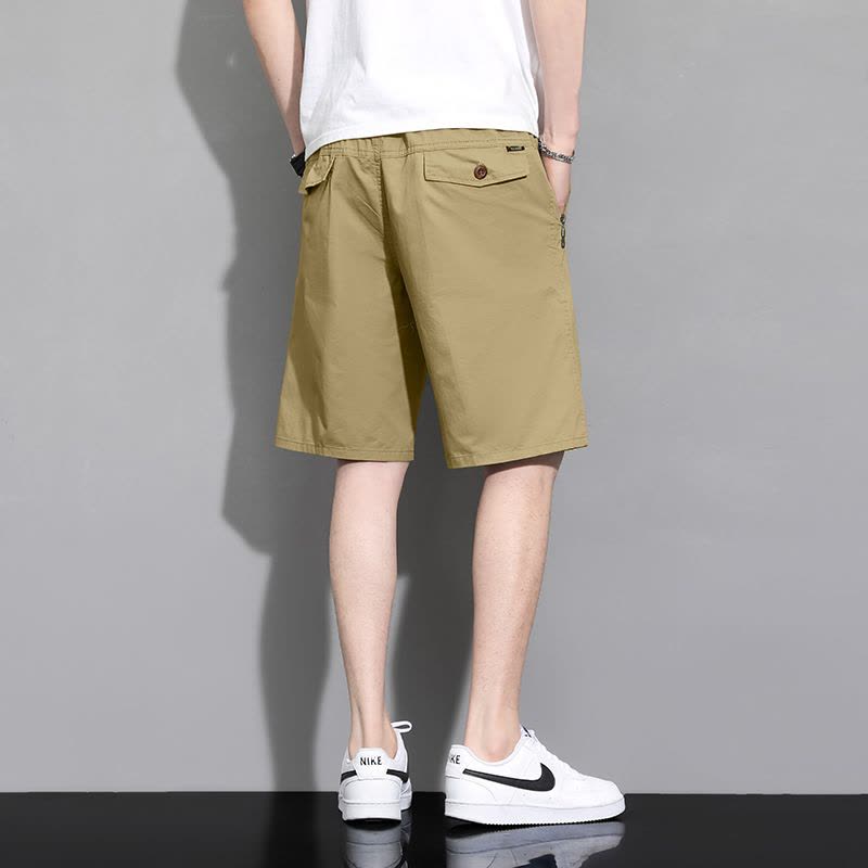 渔人船长夏季男士五分裤轻薄透气纯棉休闲运动裤短裤图片