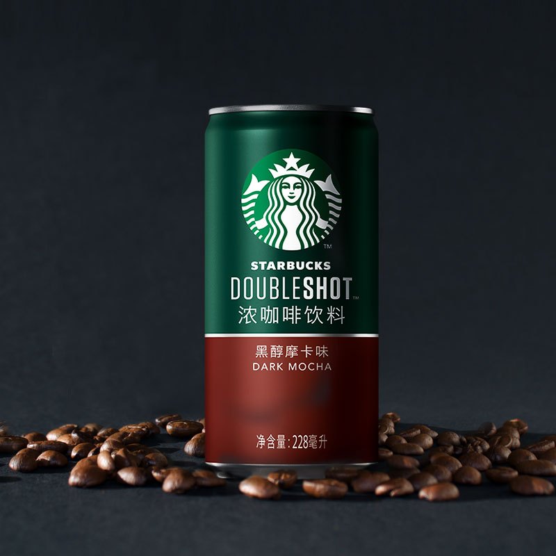 starbucks/星巴克星倍醇黑醇摩卡味228ml*6 浓咖啡饮料