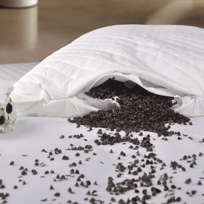 煊煜双层荞麦皮枕芯 纯荞麦壳荞麦皮枕芯 单只装 45*75cm图片