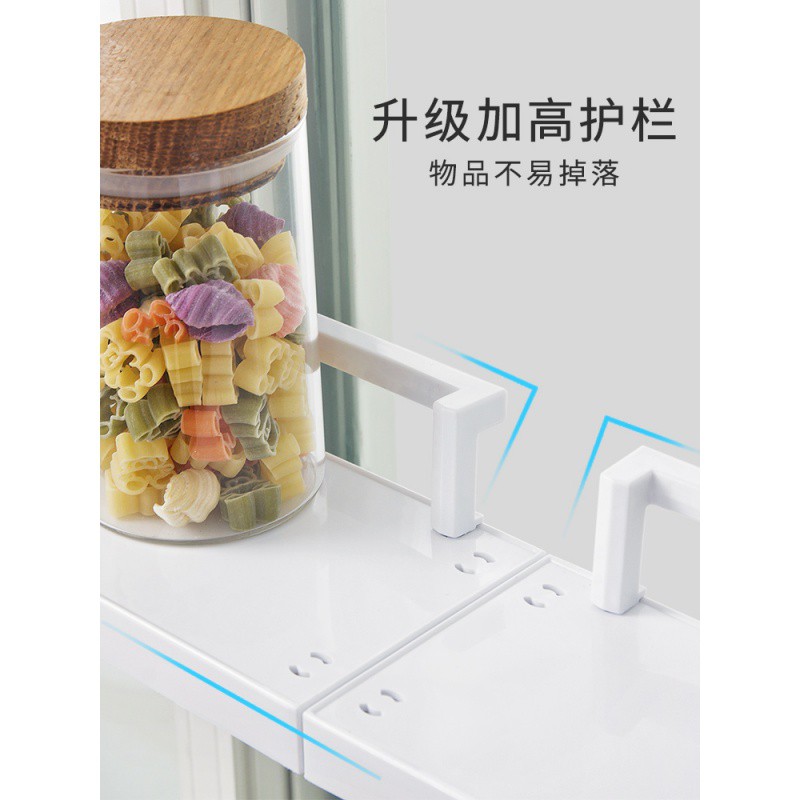 厨房窗台置物架 宿舍阳台伸缩整理架寝室窗户隔板收纳收纳层架 三维工匠高清大图