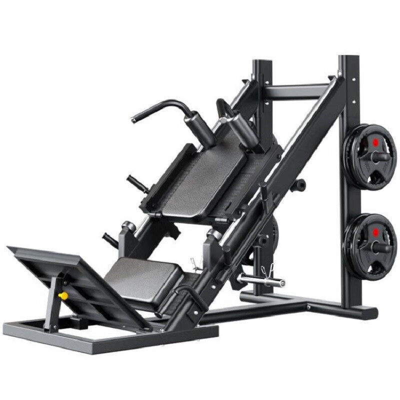 xuangocn倒蹬机腿部肌肉训练器健身房力量商用健身器材倒蹬机120kg铃