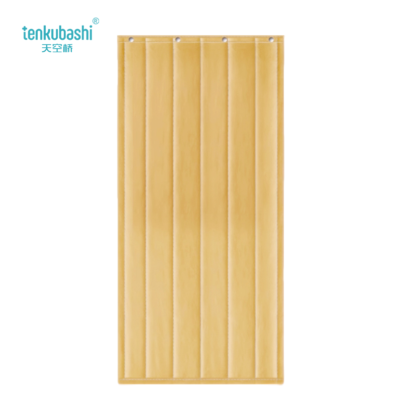 天空桥 棉门帘 MML-17金黄色无窗口六层棉 平方米高清大图