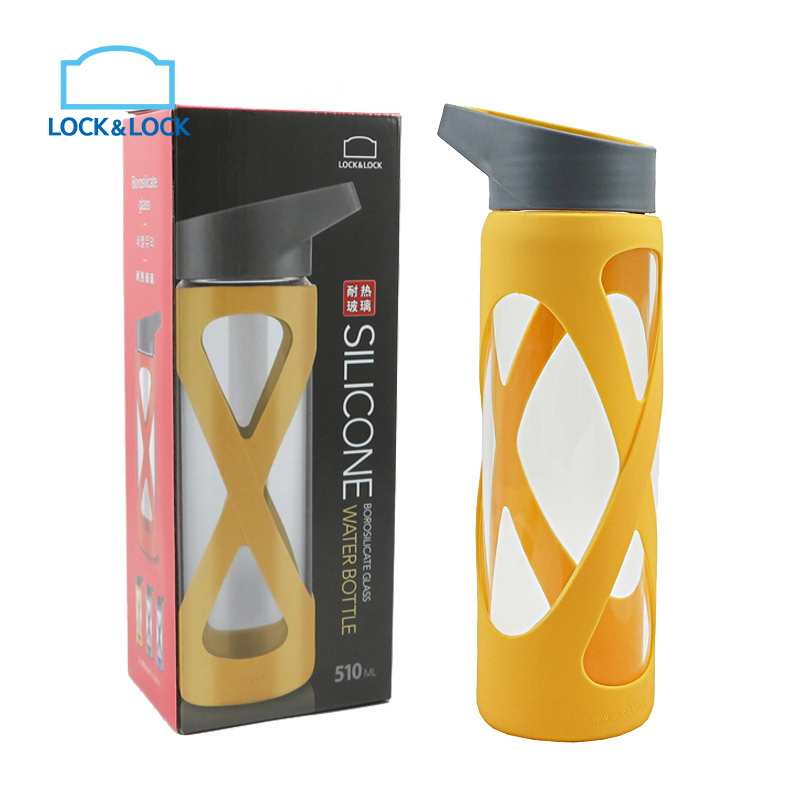 乐扣乐扣（lock&lock） 510ML玻璃水杯 LLG931（X-BAND）高清大图