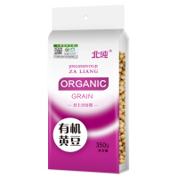 北纯 有机黑土杂粮 黄豆 350g/袋 米面粮油 杂粮 豆浆专用 五谷杂粮 粗粮(真空包装)
