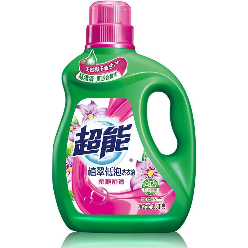 超能 植翠低泡洗衣液(柔顺舒适)3.5kg