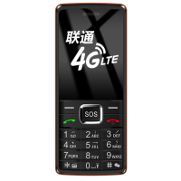 守护宝（上海中兴）K188 暮光黑 联通4G 直板按键 超长待机 老人手机 学生备用功能机