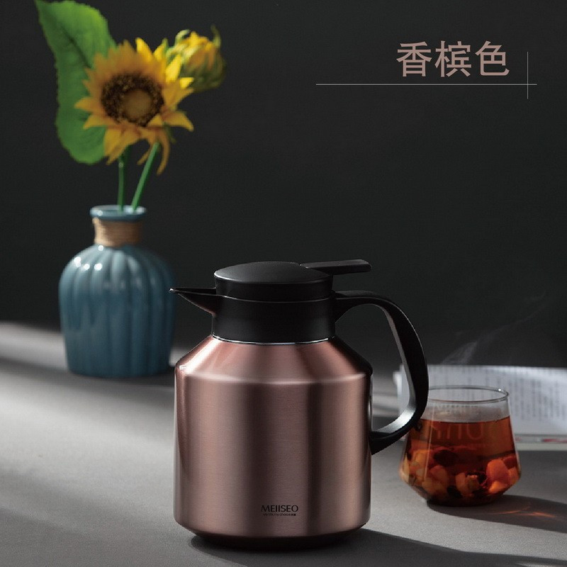 M系列真空保温壶 曜石黑/月光白/香槟色/茶陶色