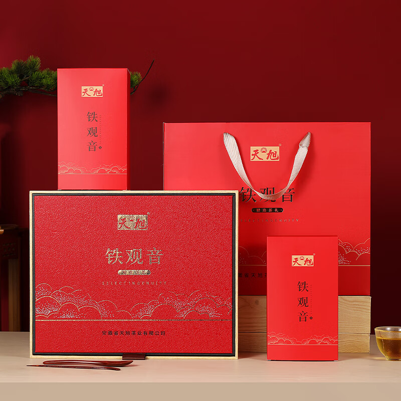 天旭茶叶特级铁观音安溪新茶乌龙茶礼盒装节日送长辈礼茗茶浓香250g高清大图
