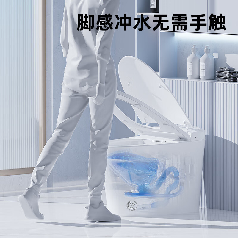 惠达(HUIDA)脚感冲水卫生间坐便器陶瓷马桶ET38-Q坑距305mm