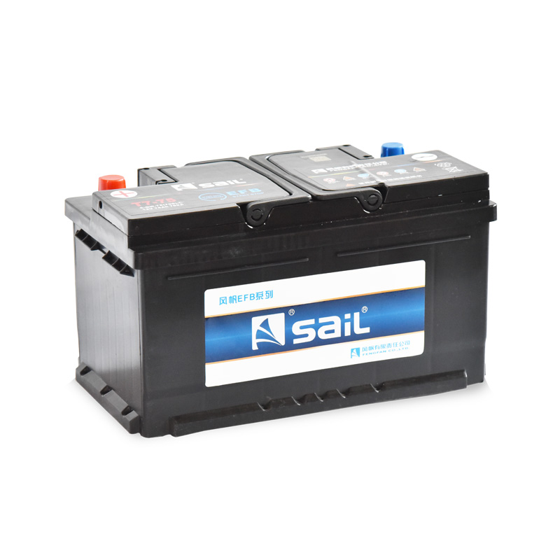 风帆SAIL启停蓄电池汽车电瓶 EFBT7-75 12V75AH市区内 以旧换新 配送安装-旧电瓶收回高清大图