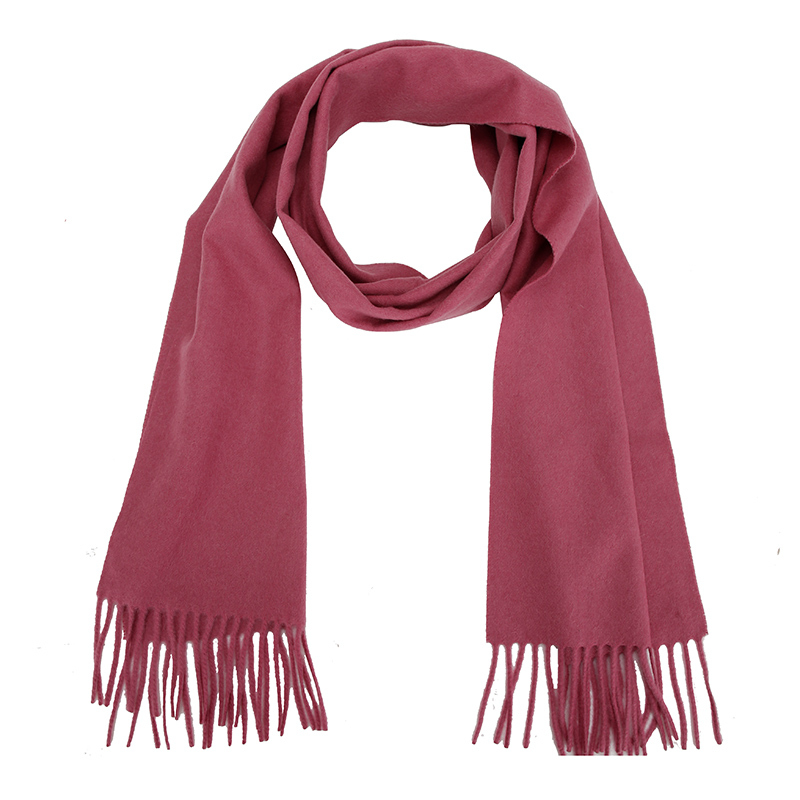 coach蔻驰奢侈品欧美时尚女士粉色100山羊绒材质双面长款围巾皮具套装