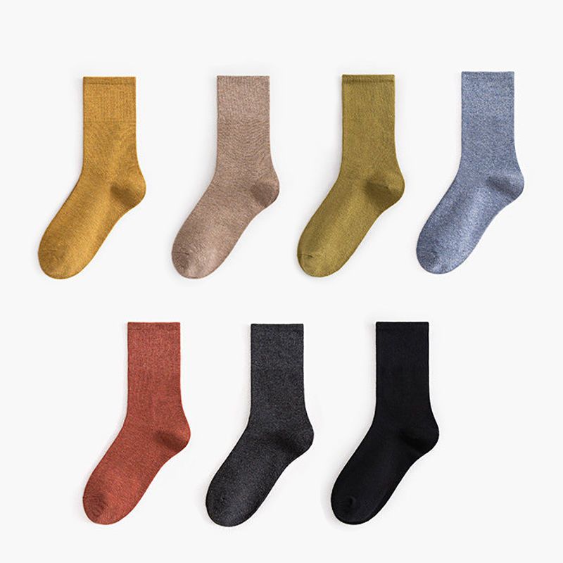 袜子女韩版中筒春秋长袜子ins可爱日系长筒袜堆堆袜女士袜子莎丞