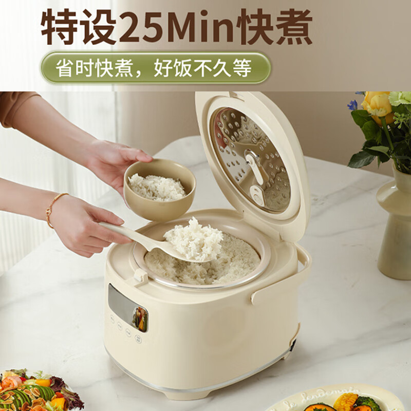 荣事达电饭煲锅4升L智能预约不粘6--9人家用煮饭、煮粥、煲汤RFB-S40K32